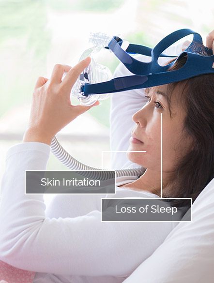problems using a CPAP graphic | Sleep Apnea treatment | Dr. William Scheier DDS